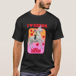 Ripple Junction x Robot Chicken I Liebe Nerd Ridin T-Shirt
