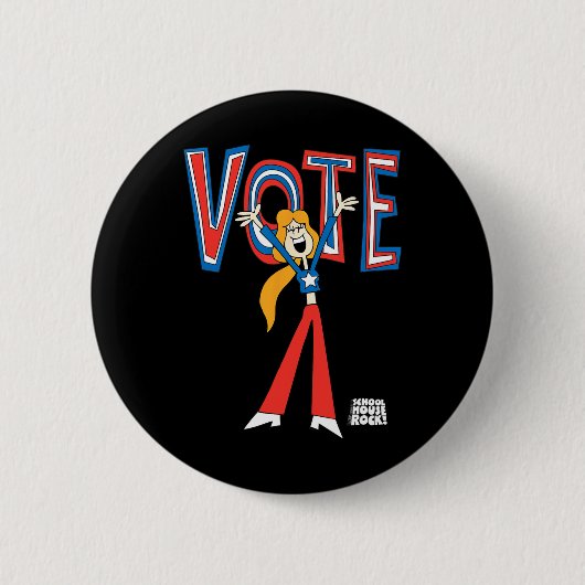 Ripple Junction X Schoolhouse Rock Abstimmung für Button (Vorderseite)