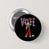 Ripple Junction X Schoolhouse Rock Abstimmung für Button (Vorne & Hinten)