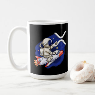 Ripple Kryptowährung - XRP Astronaut Kaffeetasse