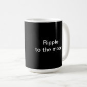 Ripple Kryptowährung - XRP Astronaut Kaffeetasse (VorderseiteRechts)