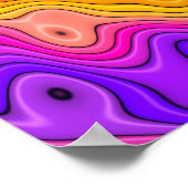 Ripple Topographie Poster (Ecke)