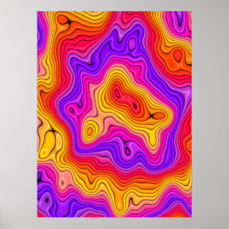 Ripple Topographie Poster