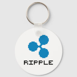 Ripple XRP 8-Bit-Logo | Grundlegender Schlüsselanh Schlüsselanhänger