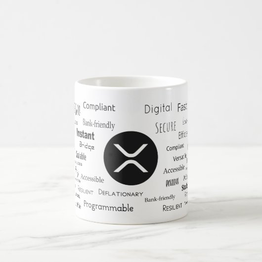 Ripple XRP Crypto-Tasse Kaffeetasse (Mittel)
