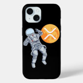 Ripple XRP Kryptowährung - Crypto Astronaut Case-Mate iPhone Hülle (Rückseite)