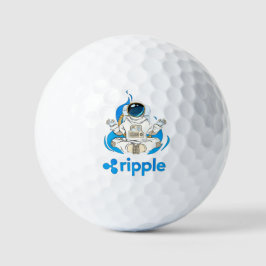Ripple XRP Kryptowährung - Crypto Astronaut Golfball