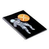 Ripple XRP Kryptowährung - Crypto Astronaut Notizblock (Rechte Seite)