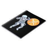 Ripple XRP Kryptowährung - Crypto Astronaut Notizblock (Linke Seite)