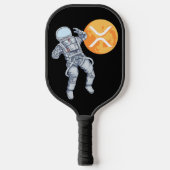Ripple XRP Kryptowährung - Crypto Astronaut Pickleball Schläger (Vorderseite)