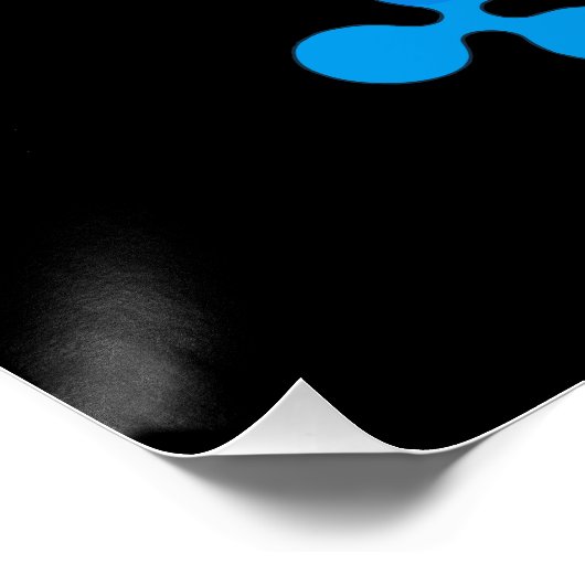 Ripple XRP Kryptowährung-Krypto Astronaut Poster (Ecke)