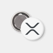 Ripple XRP Logo-Magnet Magnet (Vorderseite/Rückseite)