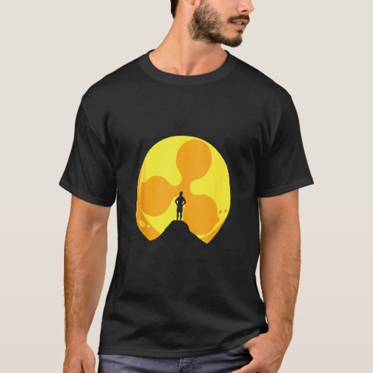 Ripple Xrp Moon Kryptowährungs-Blockchain Händler T-Shirt (Vorderseite)