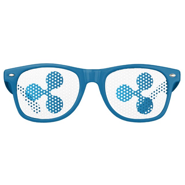 Ripple XRP Party Glasses Partybrille (Vorderseite)