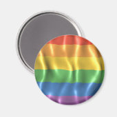 Rippled Pride Flag Magnet (Vorderseite/Rückseite)