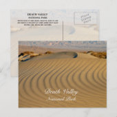 Rippled Sand, Mesziemlich Flat, Death Valley NP, C Postkarte (Vorne/Hinten)