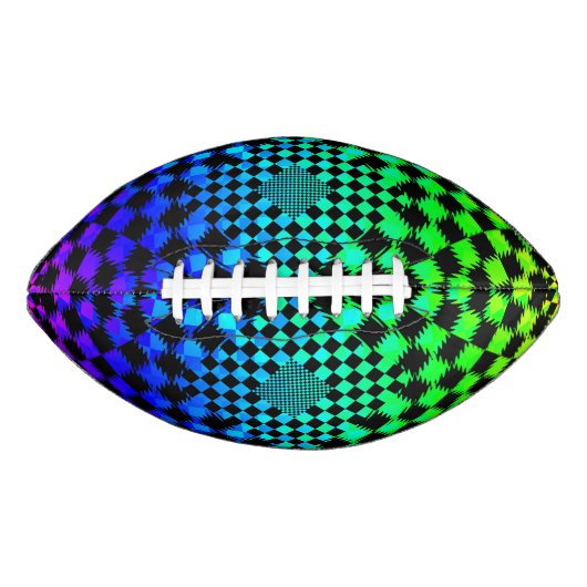 Rippled-Schachbretter Football (Vorderseite)