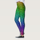 Rippled Schachbretts von Kenneth Yoncich Leggings (Links)