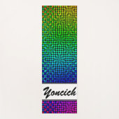 Rippled Schachbretts von Kenneth Yoncich Yogamatte (Vorderseite)