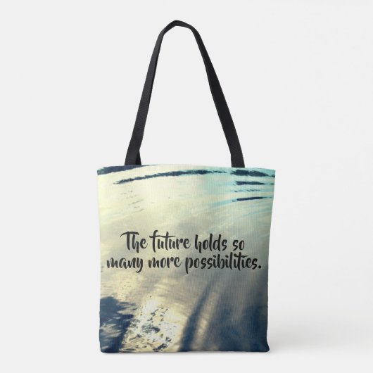 Rippled Water "The past is a dangerous place..." Tasche (Rückseite)