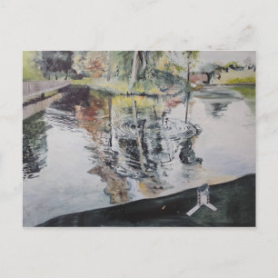 Ripples and Birdhouse Kew Gardens 2014 Postkarte