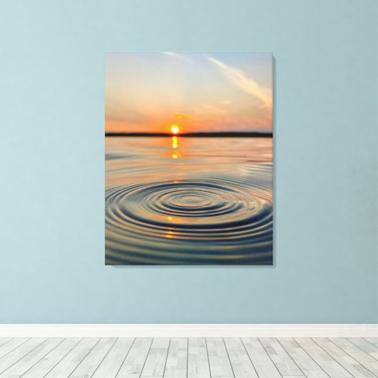 Ripples Leinwanddruck (Insitu (Holzboden))