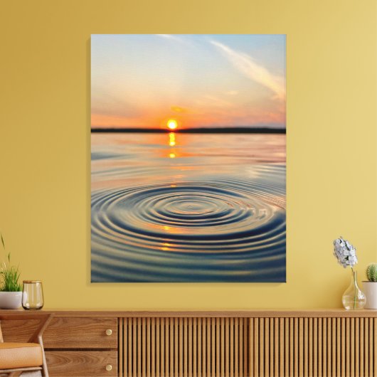 Ripples Leinwanddruck (Insitu (Wohnzimmer))