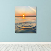 Ripples Leinwanddruck (Insitu (Holzboden))
