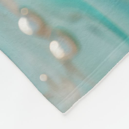 Ripples of Tranquility Abstract Water Harmony Fleecedecke (Ecke)