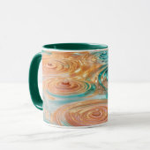 Ripples of Tranquility Abstract Water Harmony Tasse (Vorderseite Links)