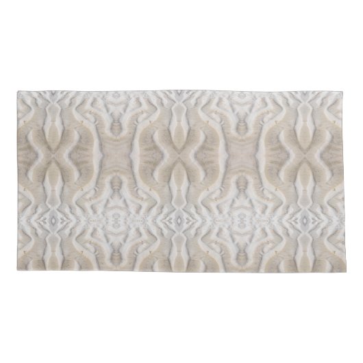 Ripples on a sandy beach L-size pattern Kissenbezug (Rückseite)