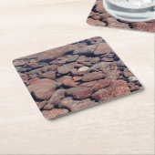 Ripples & Rocks an der Nordküste, Lake Superior Rechteckiger Pappuntersetzer (angewinkelt)