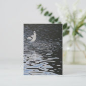 Ripples und ein Avocet dagegen Postkarte (Stehend Vorderseite)