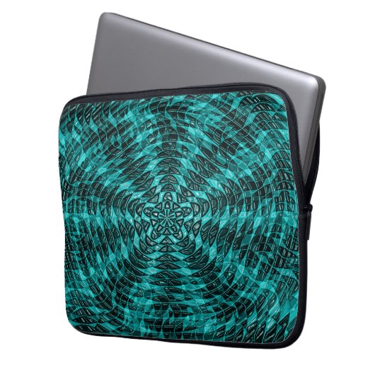 Rippliner Blume.... Laptopschutzhülle (Vorderseite Links)