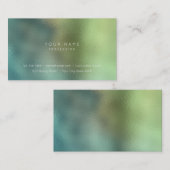 Rippling Glass Aquamarin Grass Ombre Stylist Vip Visitenkarte (Vorne/Hinten)