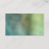 Rippling Glass Aquamarin Grass Ombre Stylist Vip Visitenkarte (Rückseite)