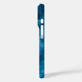 Rippling Ocean Water iPhone Case - Serene Blue Sea (Rückseite / Links)