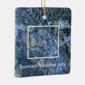 Rippling-See Ozean Unterwasser Stone Muster Keramikornament (Rechts)