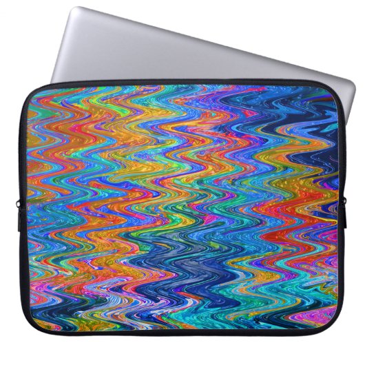 Ripplins Wasser... Laptopschutzhülle (Vorderseite)