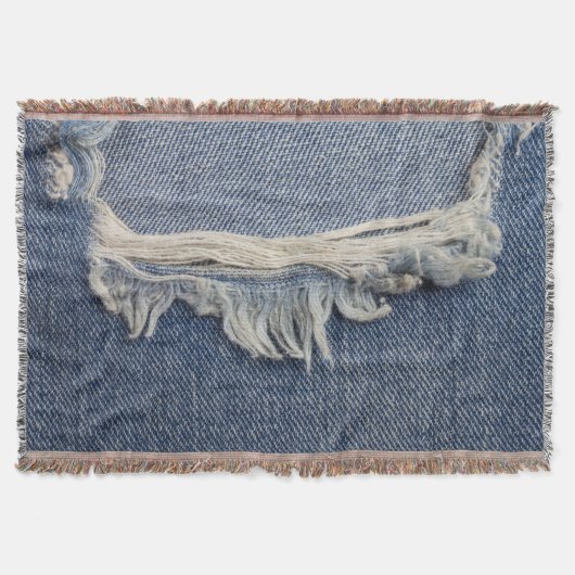 Rippte Jeans Textur, stilvoller Hintergrund. Decke (Vorderseite)