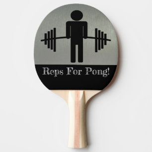 Ripse für Pong Weightliftingbarbell-Sport-Paddel Tischtennis Schläger