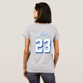 Riptide-T - Shirt 603, Frauen mit Name und Nummer (Schwarz voll)