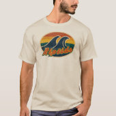 Riptide Vintag Surf Abzeichen T-Shirt (Vorderseite)
