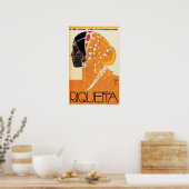 RIQUETTA CHOCOLATES 1926 Ludwig Hohlwein Advert Poster (Küche)