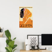 RIQUETTA CHOCOLATES 1926 Ludwig Hohlwein Advert Poster (Heimbüro)