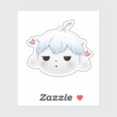 Riri Wütend Cute Sticker (Blatt)