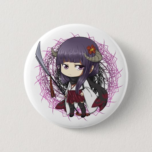 Ririchio Youkai Knopf Button (Vorderseite)
