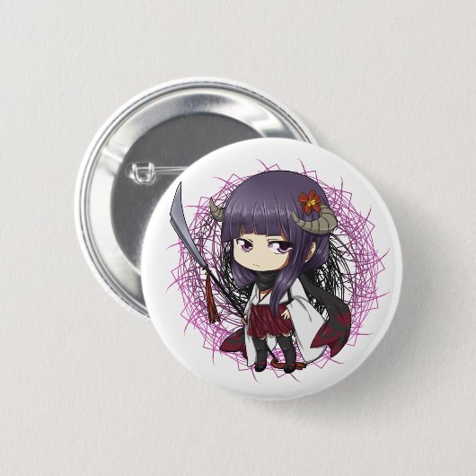 Ririchio Youkai Knopf Button (Vorne & Hinten)