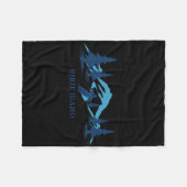 Ririe Idaho Ski Resort Skiing Skier  Fleecedecke (Vorderseite (Horizontal))