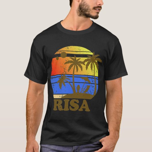RISA Retro vintage T-Shirt (Vorderseite)